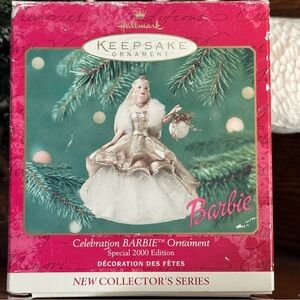 Hallmark Barbie Ornament Millennium 2000